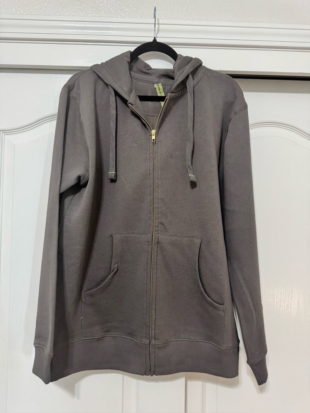 Econscious Men's Zip-Up Hooded Sweater - Gray